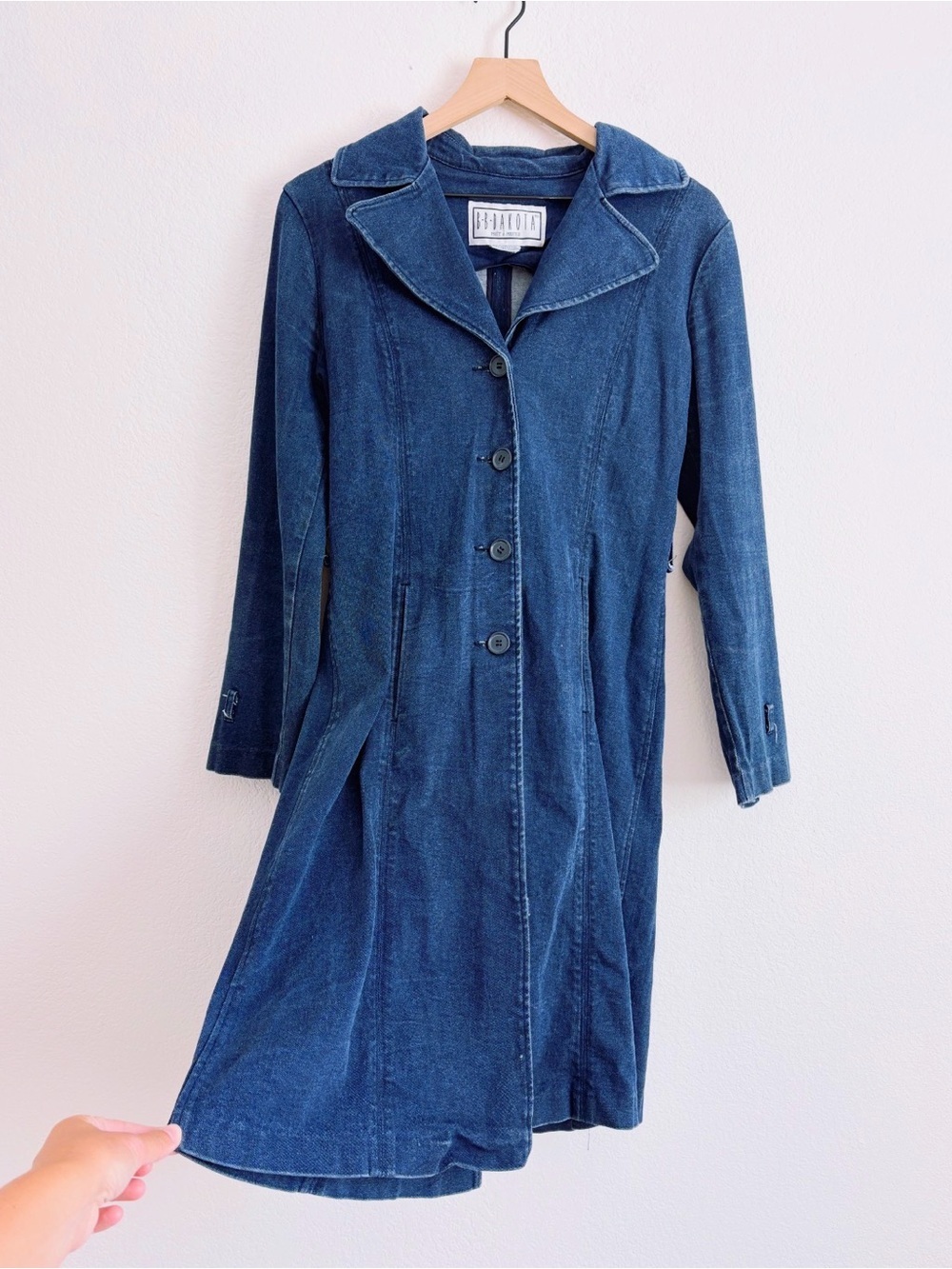 Vintage BB Dakota Denim Duster Jacket Dress